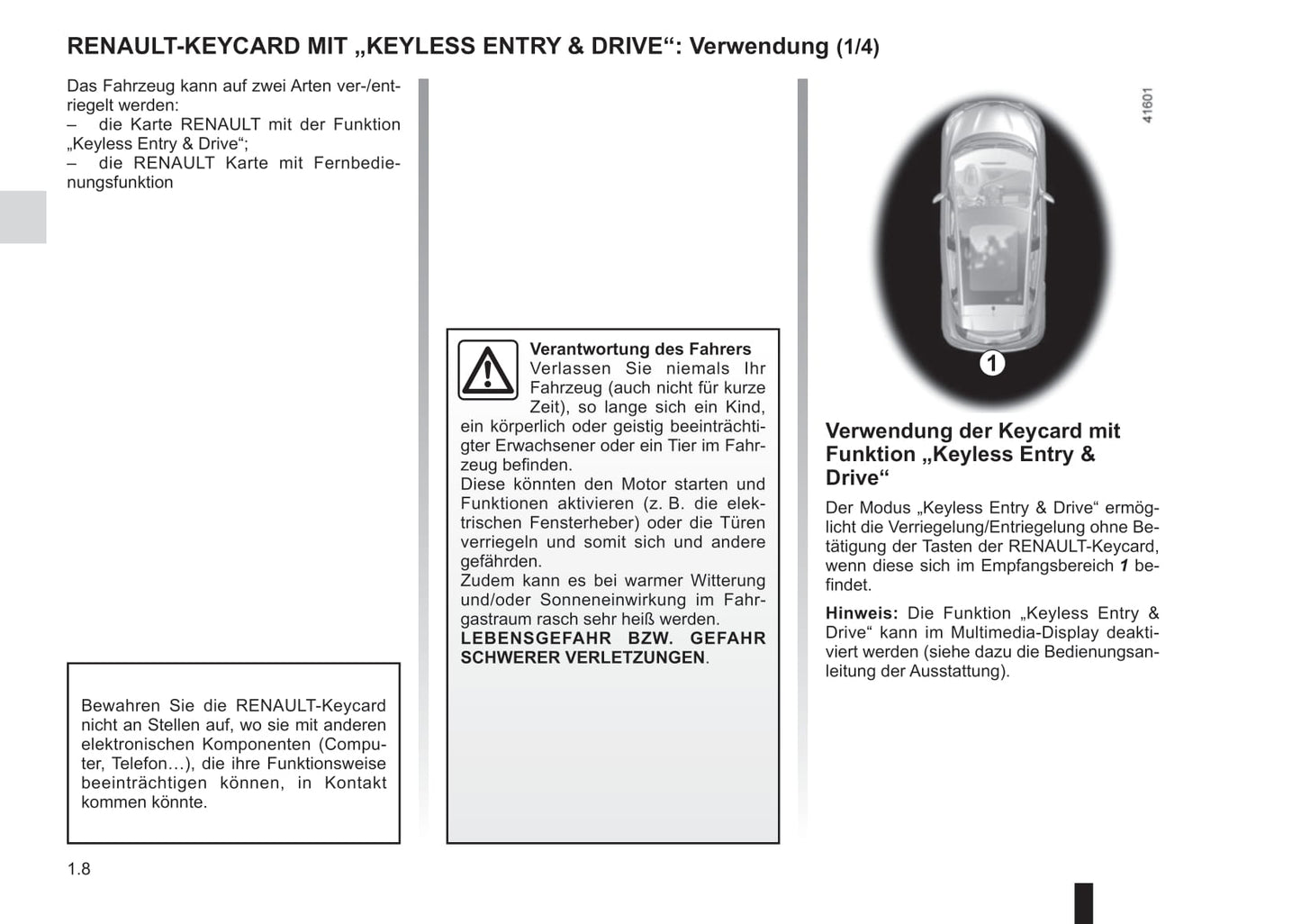 2017-2018 Renault Scénic/Grand Scénic Owner's Manual | German