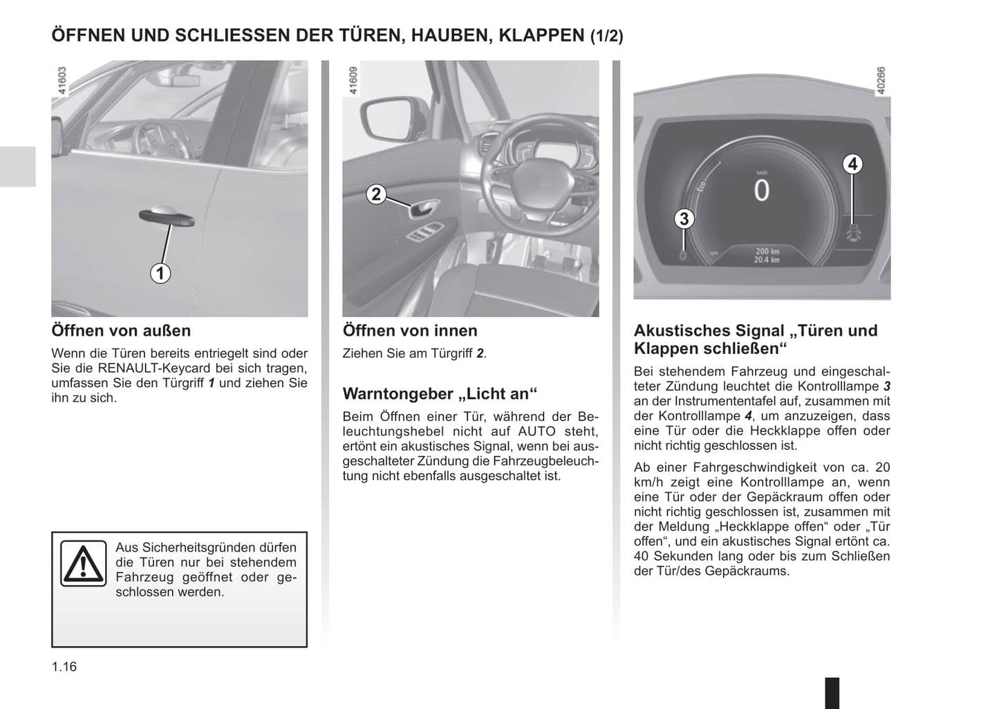 2017-2018 Renault Scénic/Grand Scénic Owner's Manual | German