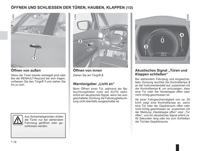 2017-2018 Renault Scénic/Grand Scénic Owner's Manual | German