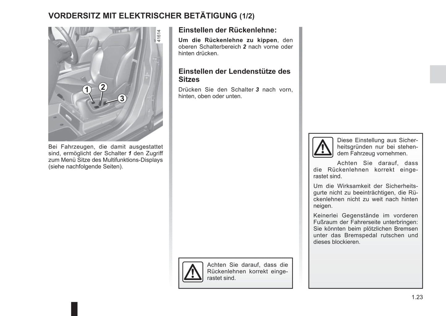 2017-2018 Renault Scénic/Grand Scénic Owner's Manual | German