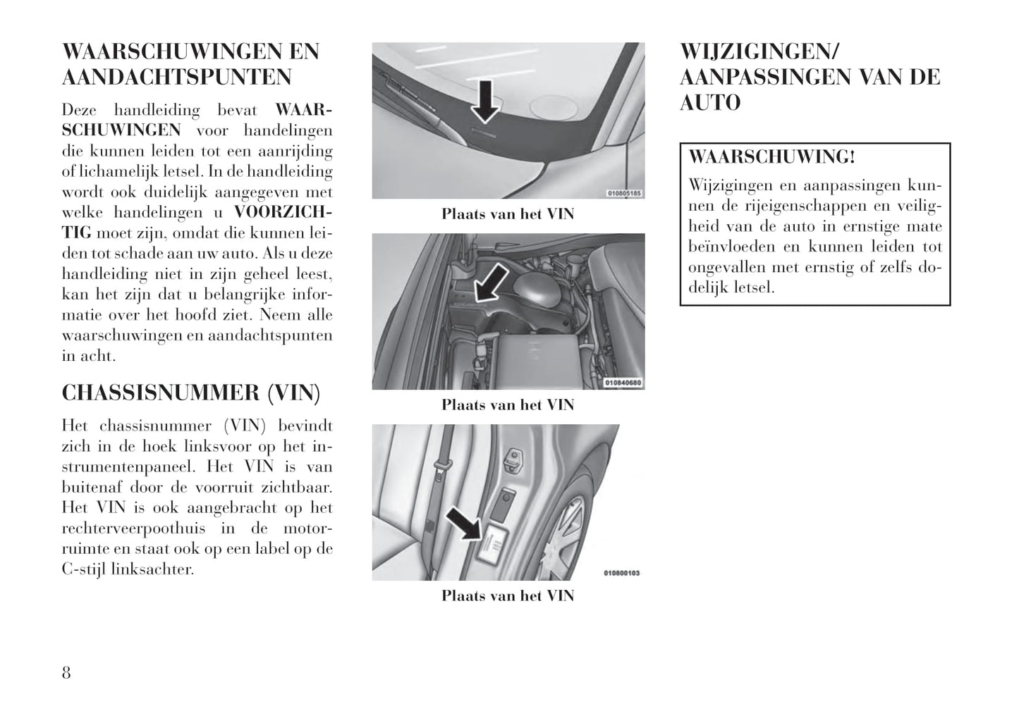 2011-2014 Lancia Thema Owner's Manual | Dutch