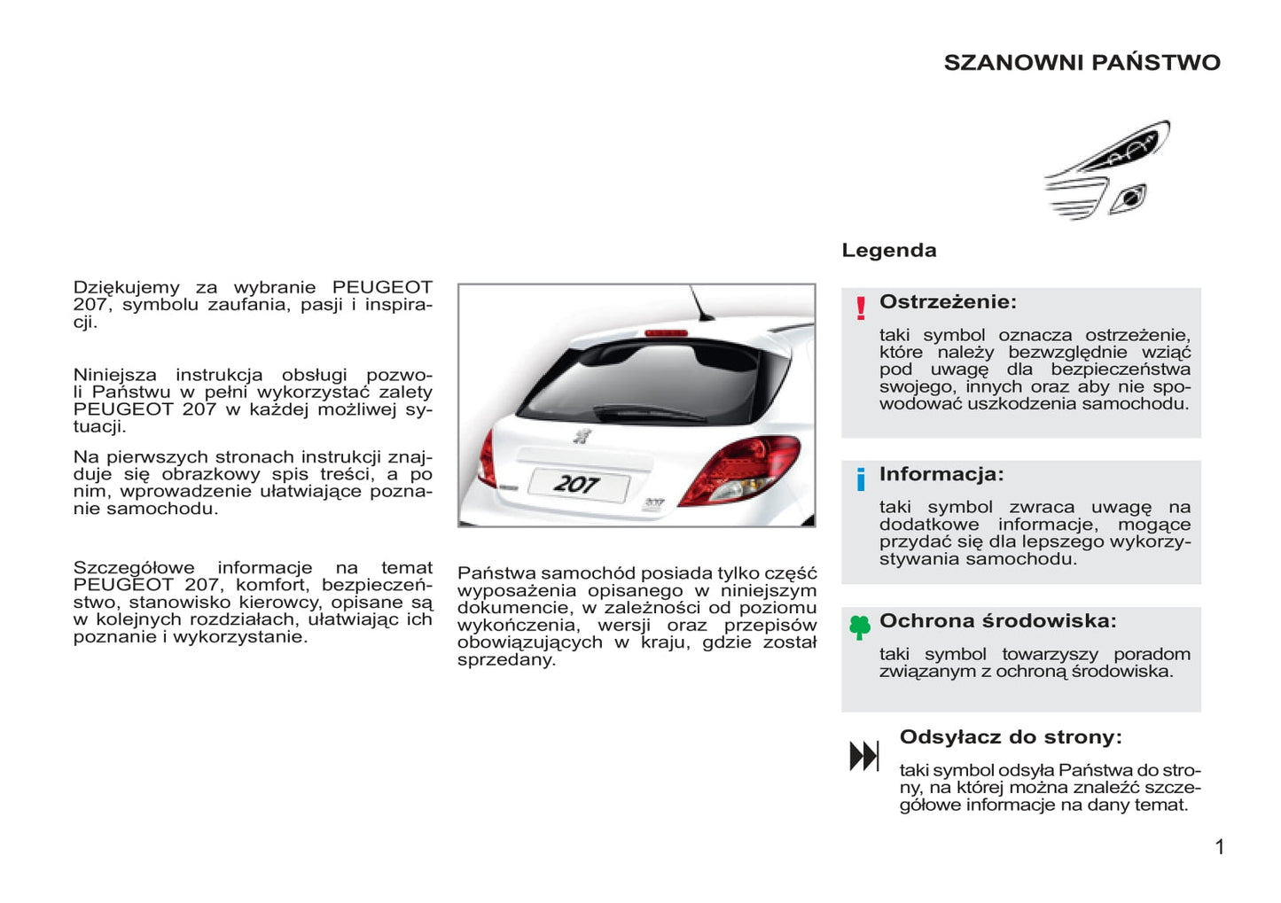 2011-2014 Peugeot 207/207 SW Gebruikershandleiding | Pools