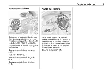 2019 Opel Insignia Bedienungsanleitung | Spanisch