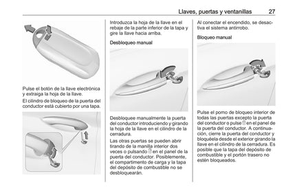 2019 Opel Insignia Bedienungsanleitung | Spanisch