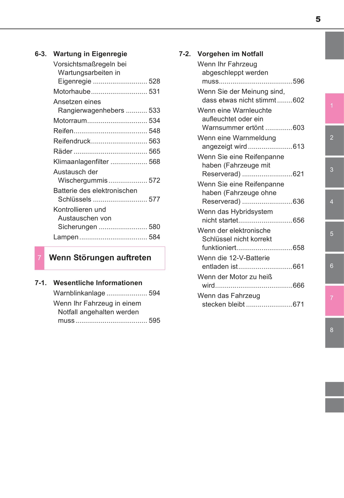 2016-2017 Toyota Prius Owner's Manual | German