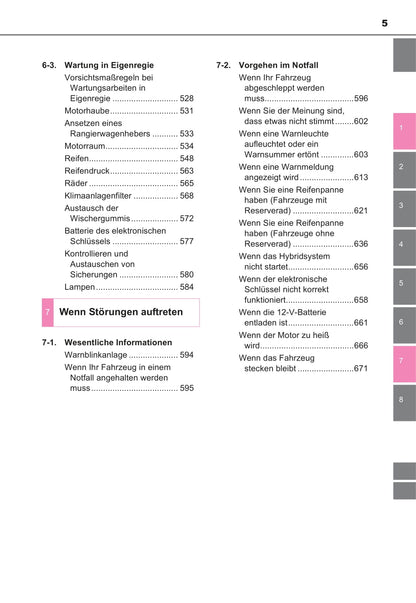 2016-2017 Toyota Prius Owner's Manual | German