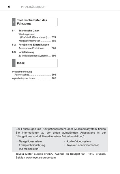 2016-2017 Toyota Prius Owner's Manual | German