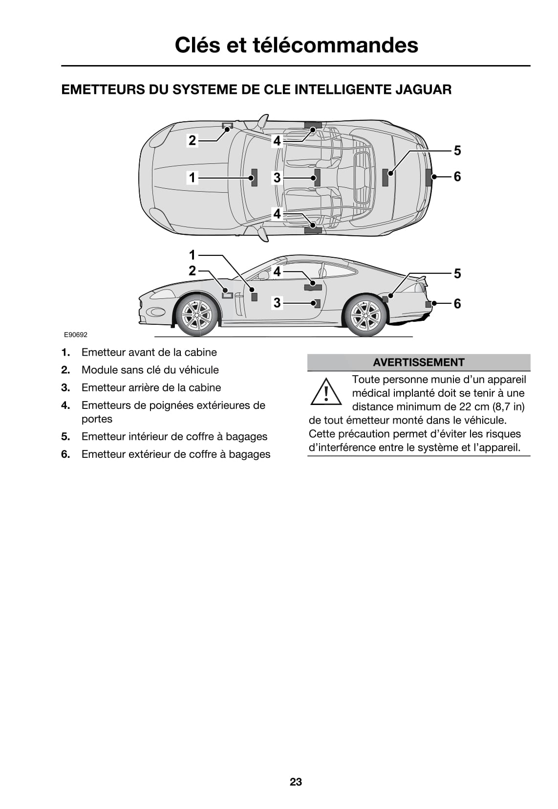 2008-2009 Jaguar XK Owner's Manual | French