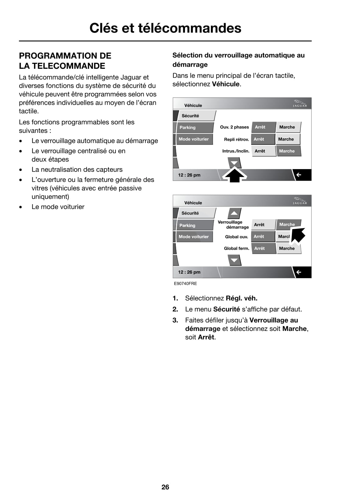 2008-2009 Jaguar XK Owner's Manual | French