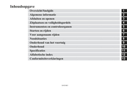 2013-2016 Mitsubishi Attrage Gebruikershandleiding | Nederlands