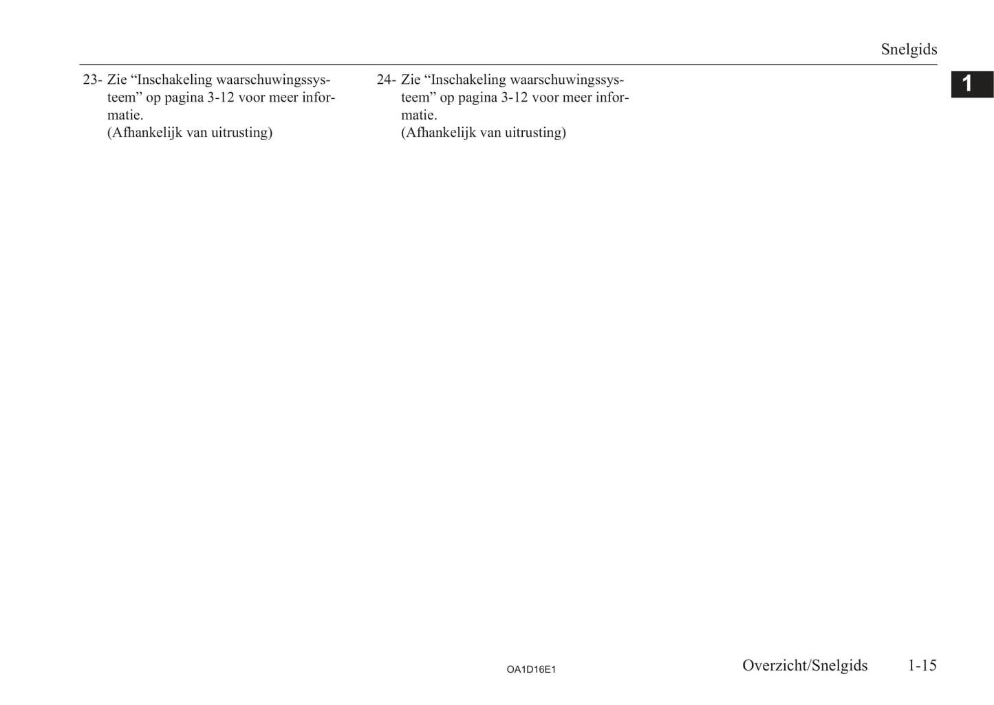 2013-2016 Mitsubishi Attrage Gebruikershandleiding | Nederlands