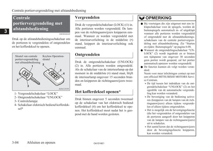 2013-2016 Mitsubishi Attrage Gebruikershandleiding | Nederlands