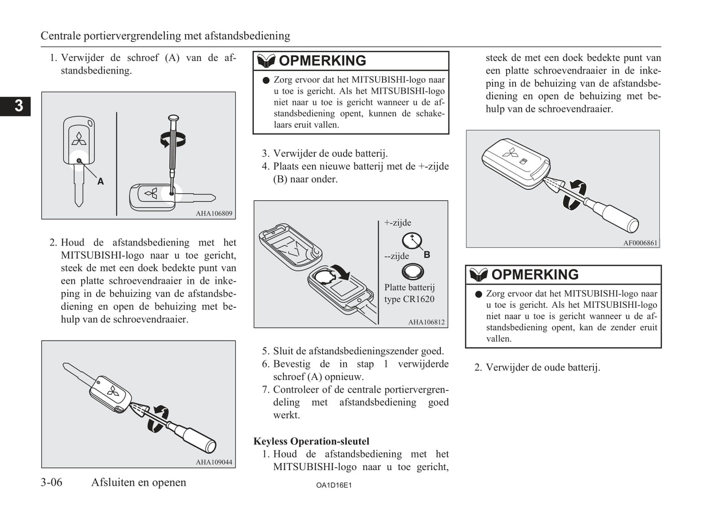 2013-2016 Mitsubishi Attrage Gebruikershandleiding | Nederlands