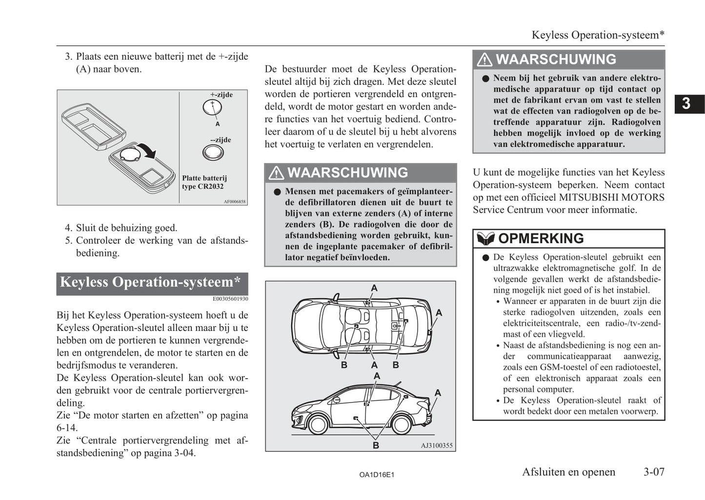 2013-2016 Mitsubishi Attrage Gebruikershandleiding | Nederlands