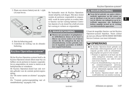 2013-2016 Mitsubishi Attrage Gebruikershandleiding | Nederlands