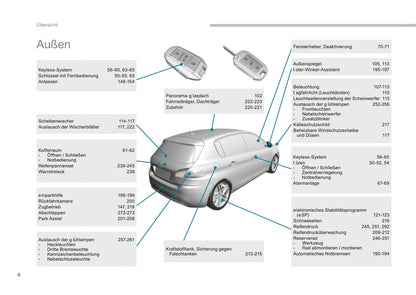 2016-2017 Peugeot 308 Gebruikershandleiding | Duits