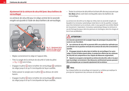 2008-2009 Seat Alhambra Owner's Manual | French