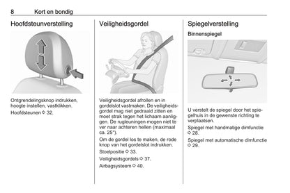 2018-2019 Opel Corsa Gebruikershandleiding | Nederlands