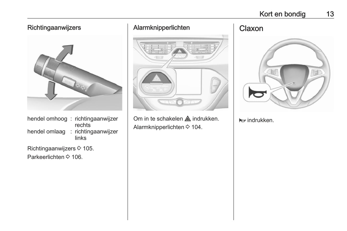 2018-2019 Opel Corsa Gebruikershandleiding | Nederlands