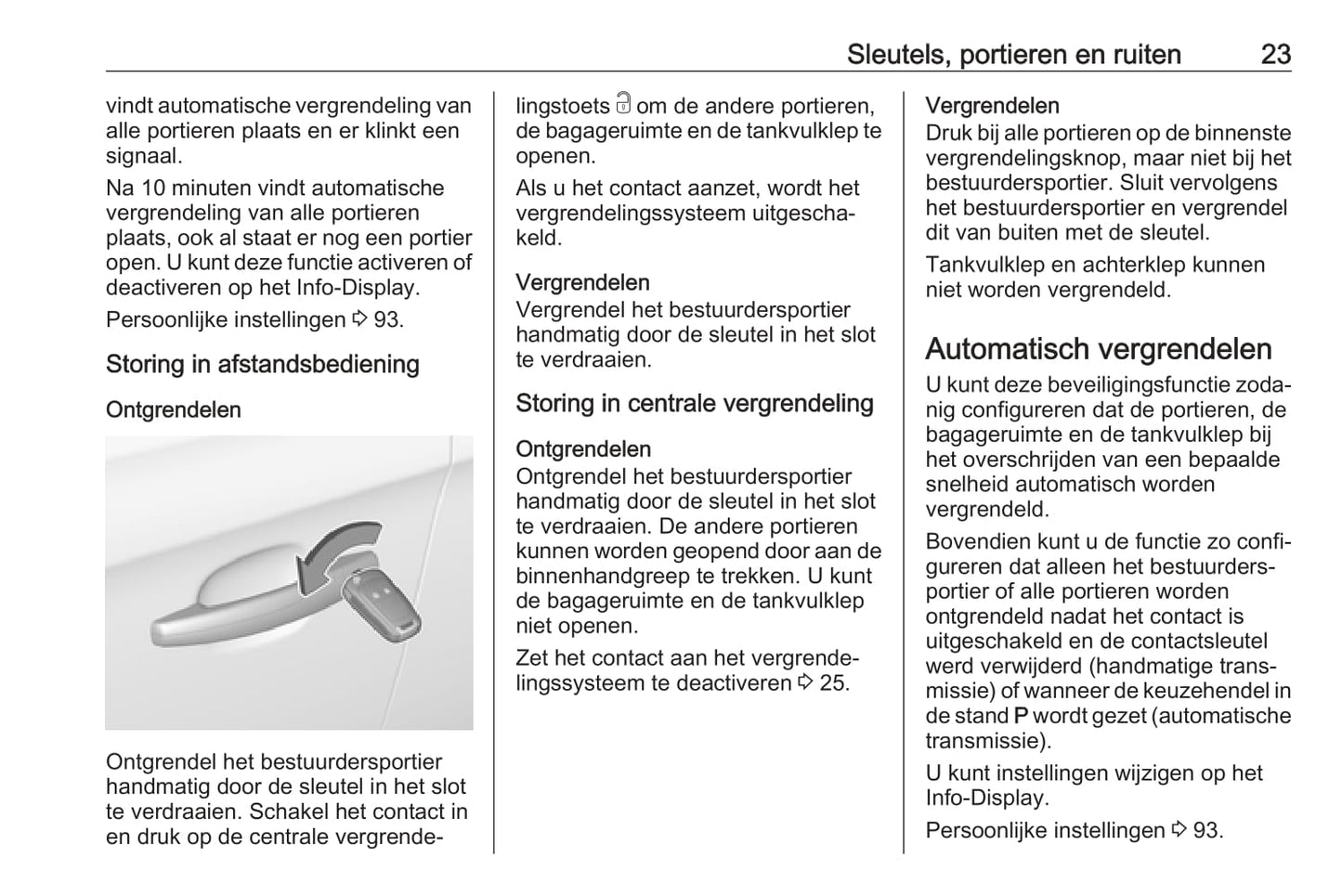 2018-2019 Opel Corsa Gebruikershandleiding | Nederlands