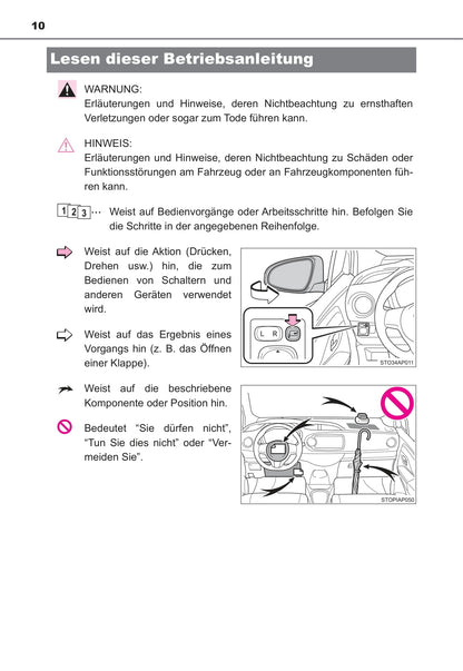 2016-2017 Toyota Yaris Hybrid Owner's Manual | German