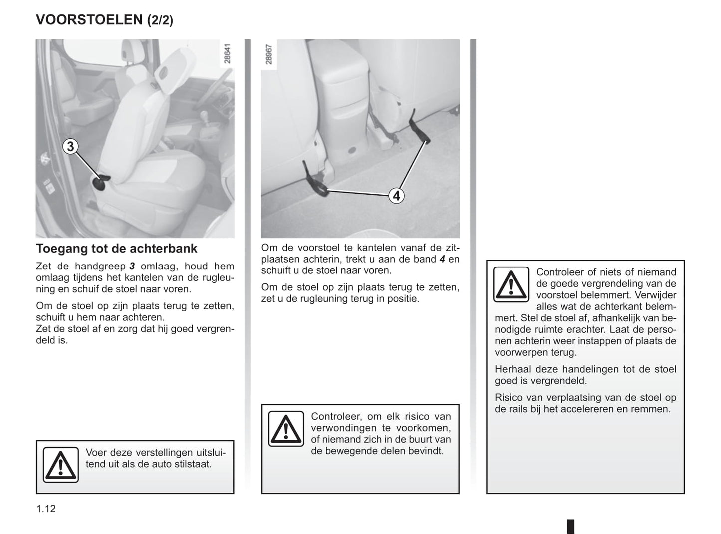 2011-2012 Renault Kangoo Be Bop Owner's Manual | Dutch