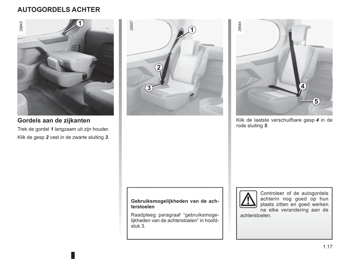 2011-2012 Renault Kangoo Be Bop Owner's Manual | Dutch