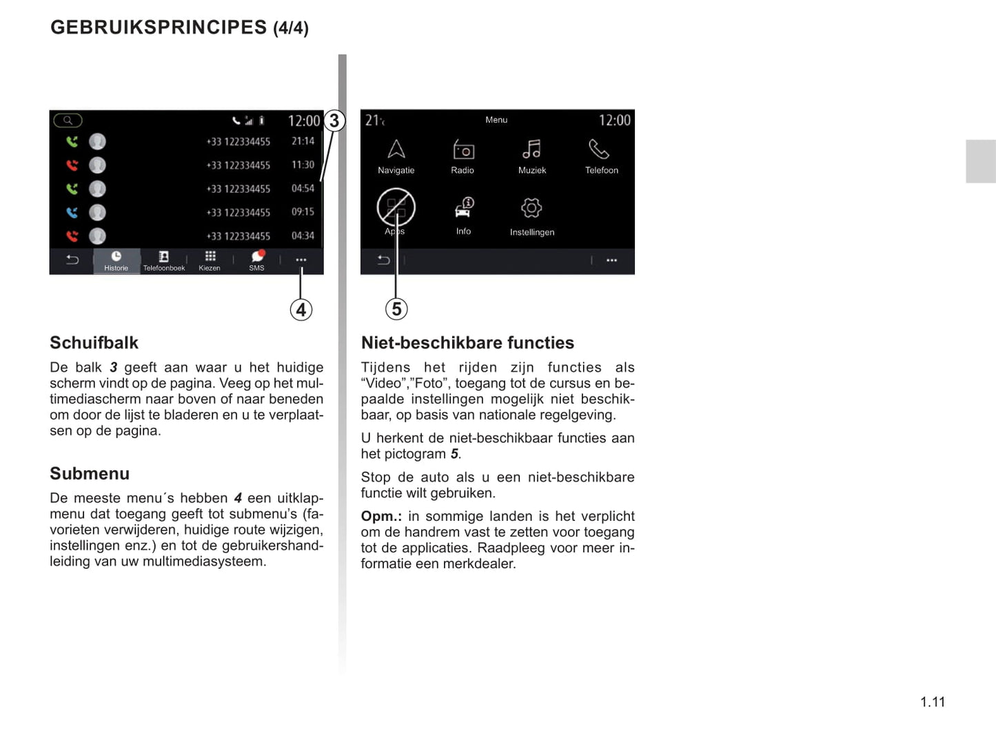 Renault Easy Connect Multimediasystemen Handleiding 05/2021