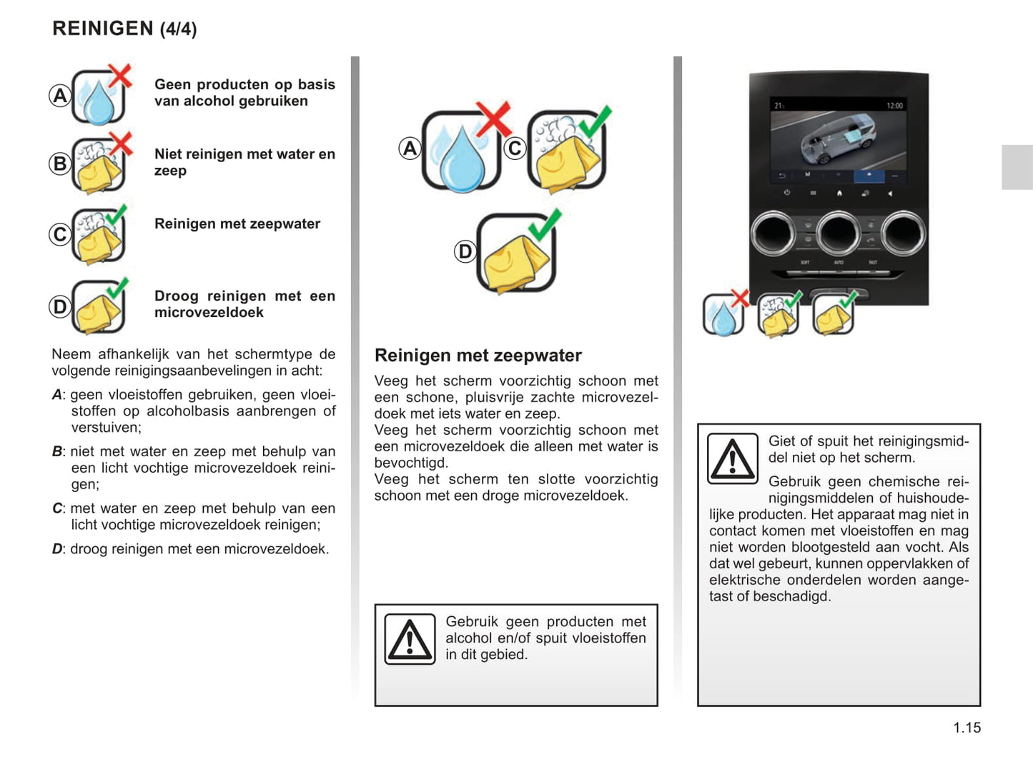 Renault Easy Connect Multimediasystemen Handleiding 05/2021