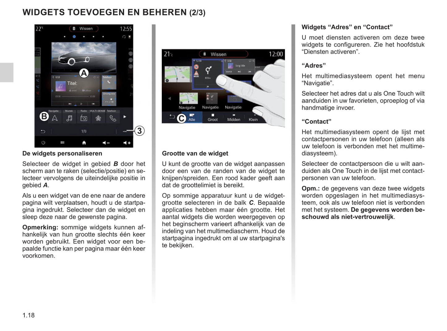 Renault Easy Connect Multimediasystemen Handleiding 05/2021