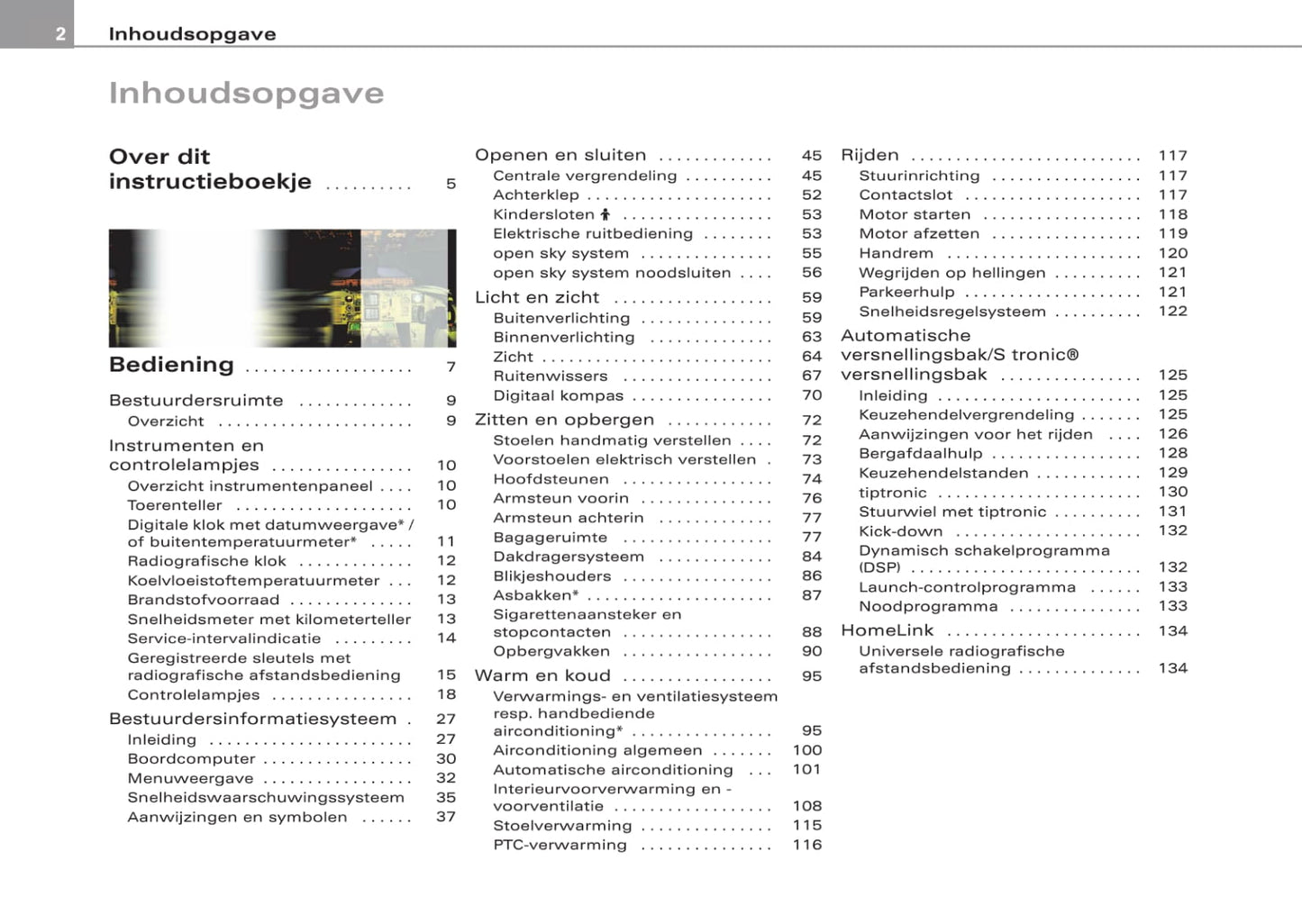 2004-2008 Audi A3 Bedienungsanleitung | Niederländisch