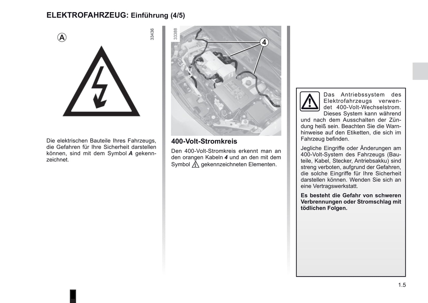 2012-2013 Renault Fluence Z.E. Owner's Manual | German