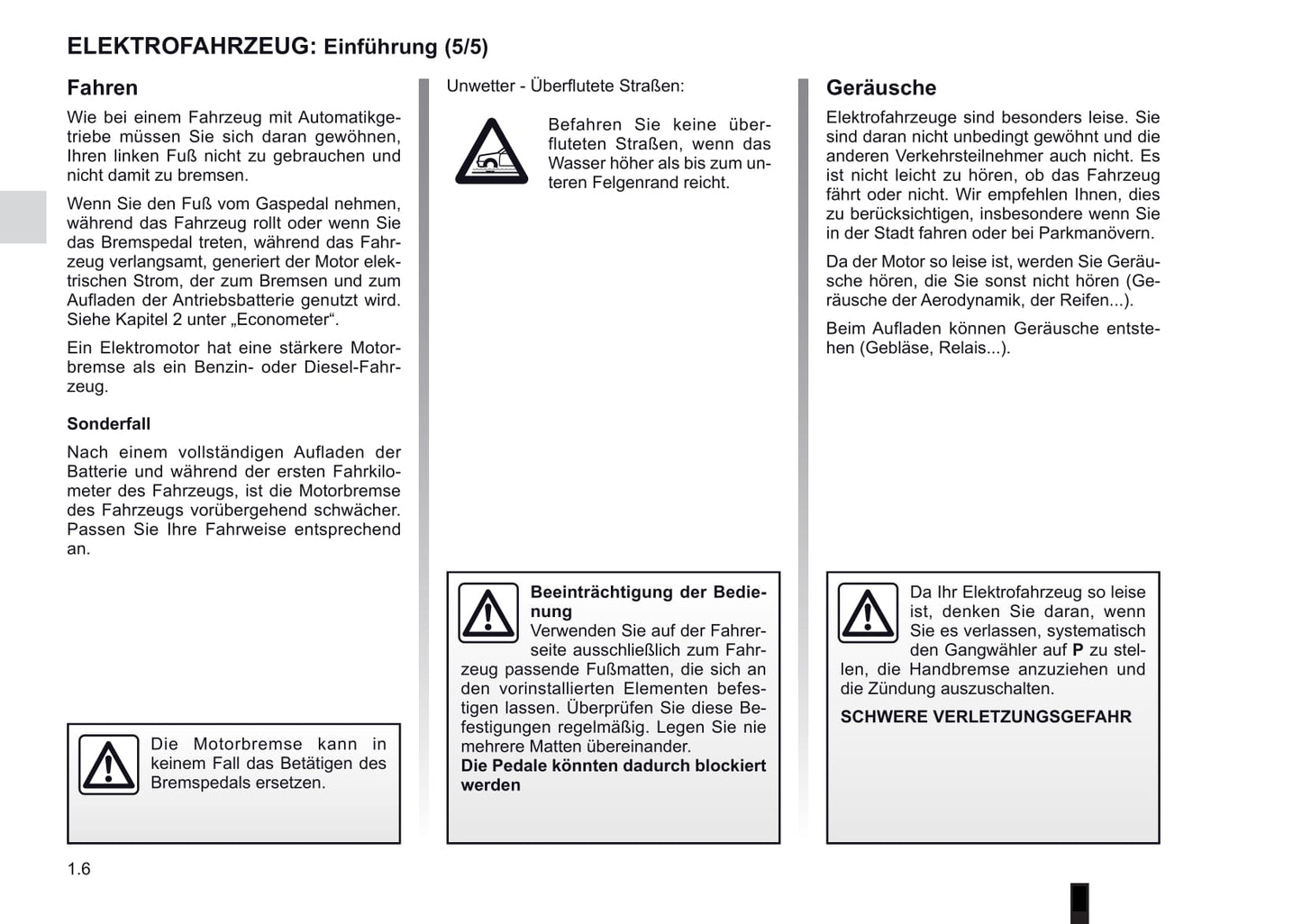 2012-2013 Renault Fluence Z.E. Owner's Manual | German