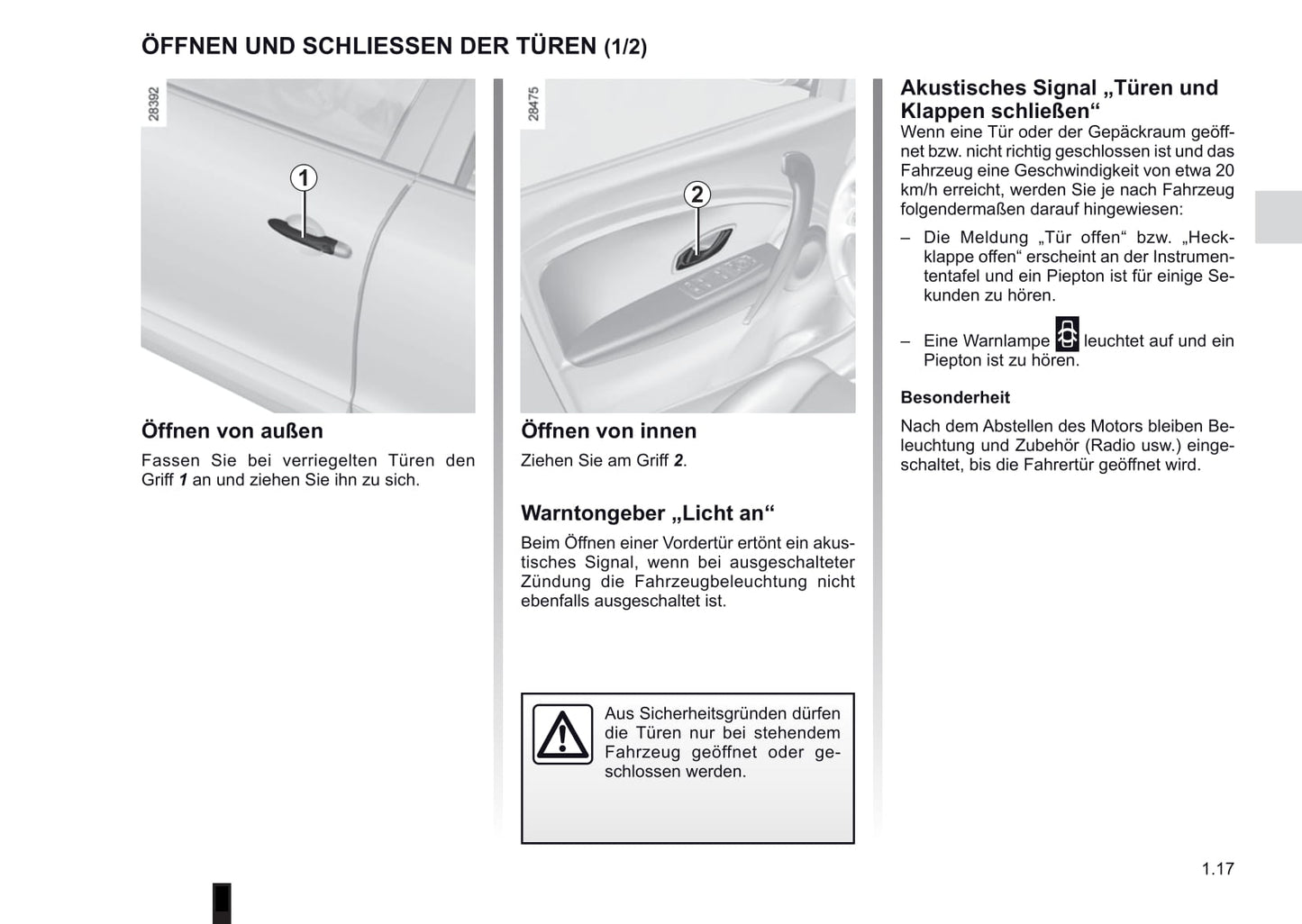 2012-2013 Renault Fluence Z.E. Owner's Manual | German