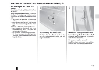 2012-2013 Renault Fluence Z.E. Owner's Manual | German