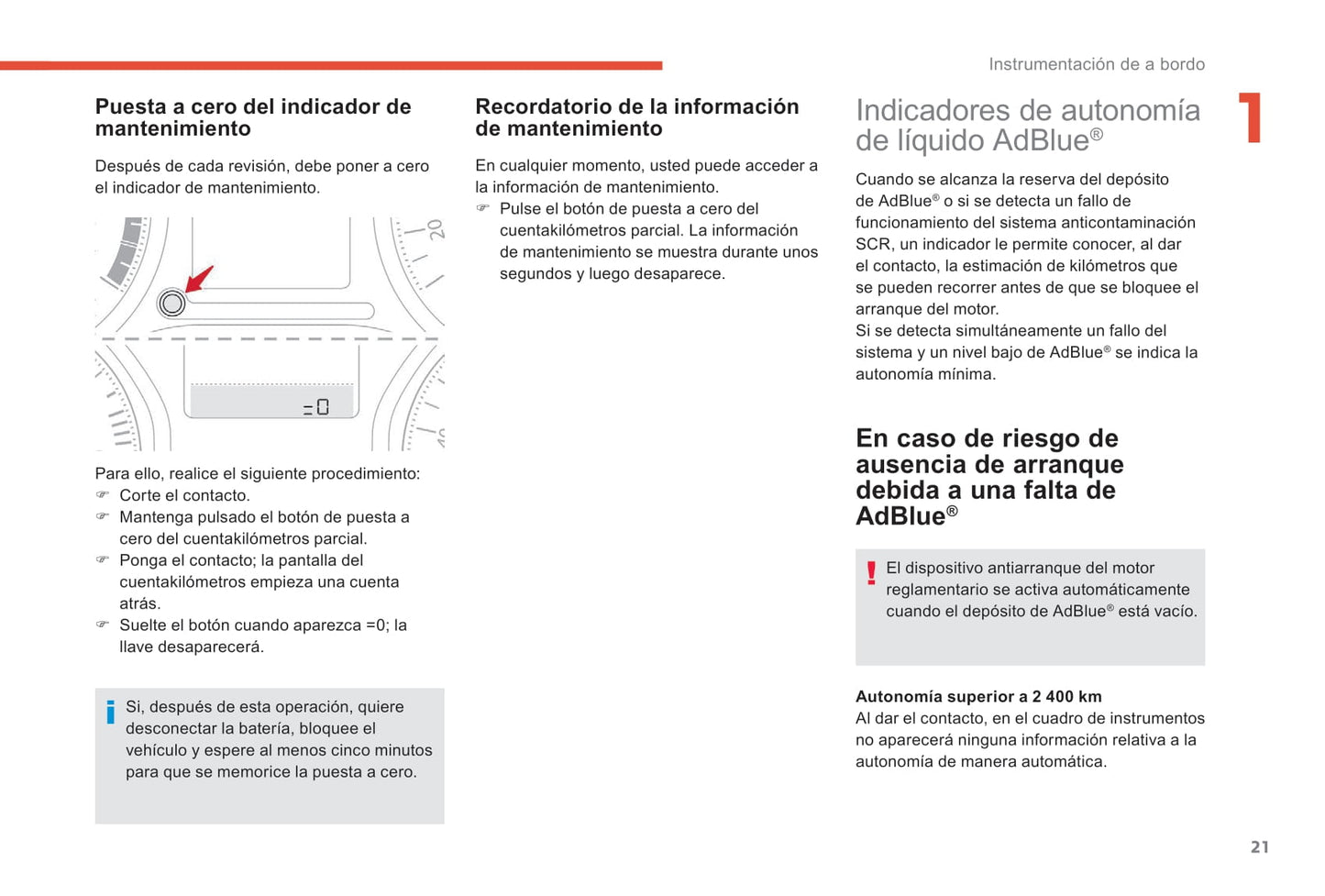 2017-2018 Citroën C-Elysée Owner's Manual | Spanish