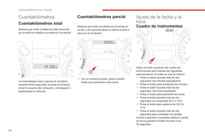 2017-2018 Citroën C-Elysée Owner's Manual | Spanish