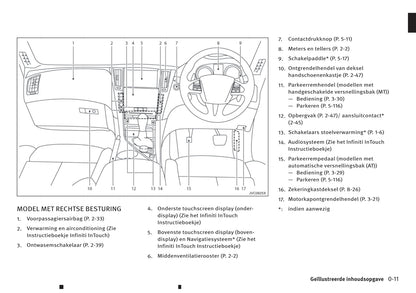 2016-2017 Infiniti Q50 Bedienungsanleitung | Niederländisch