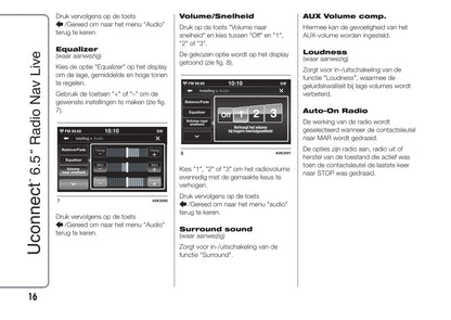 Jeep Renegade Uconnect Radio Nav 6.5 Handleiding 2015