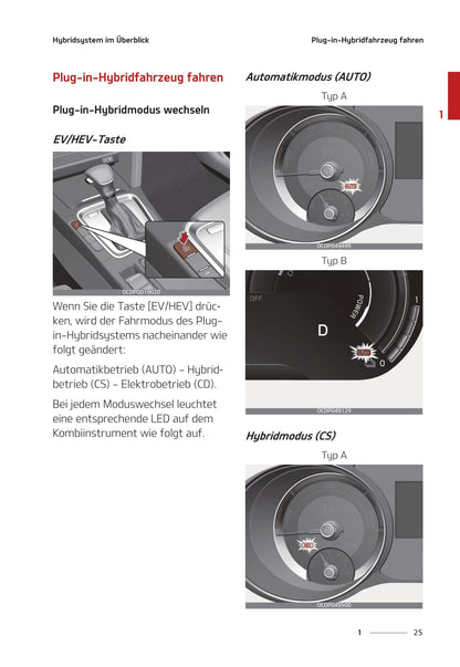 2020-2021 Kia Ceed Plug-in Hybrid Owner's Manual | German