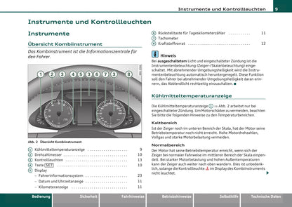 2007-2011 Audi A4 Bedienungsanleitung | Deutsch