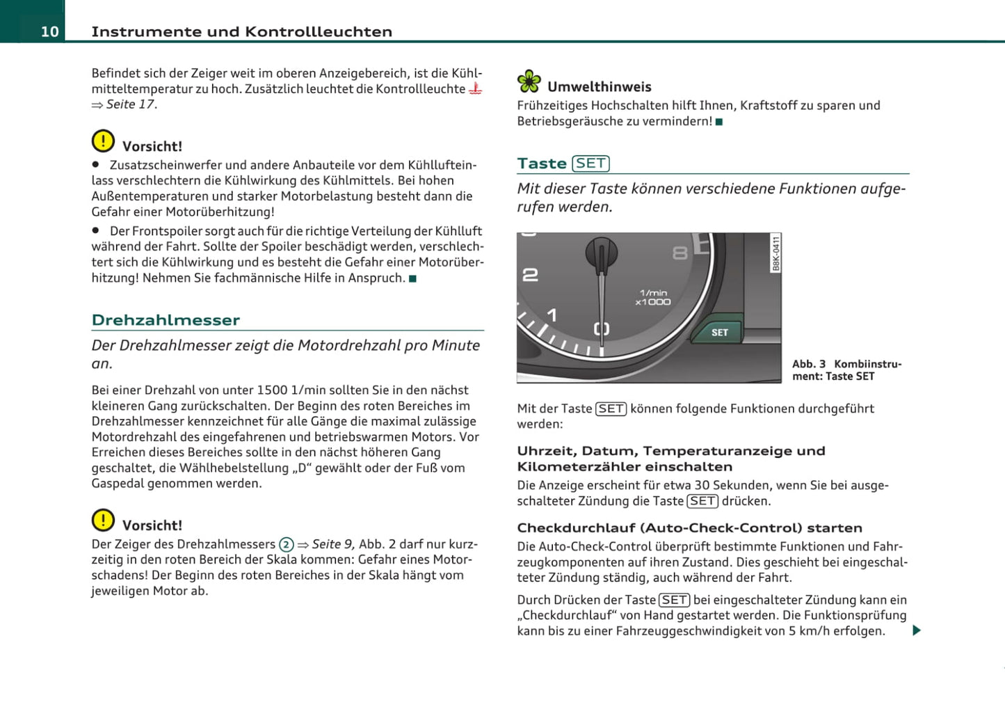 2007-2011 Audi A4 Bedienungsanleitung | Deutsch