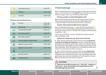 2007-2011 Audi A4 Bedienungsanleitung | Deutsch