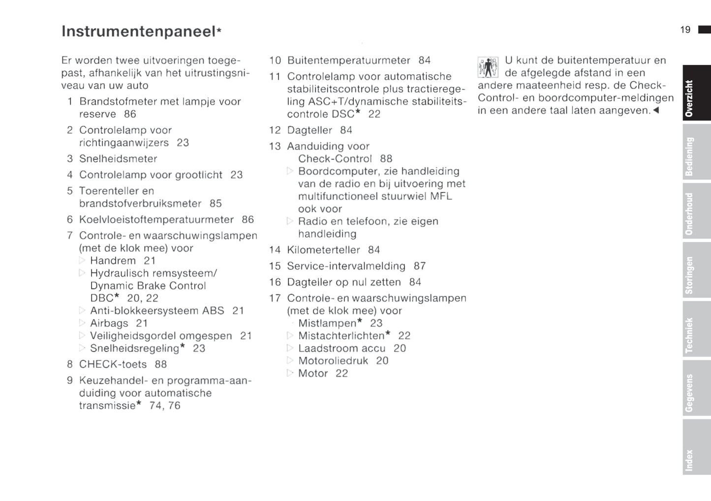 2000-2001 BMW 5 Series/5 Series Touring Owner's Manual | Dutch