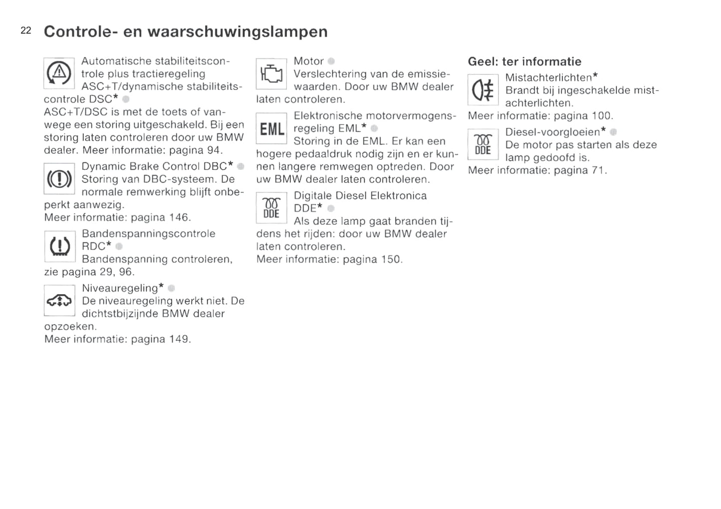 2000-2001 BMW 5 Series/5 Series Touring Owner's Manual | Dutch