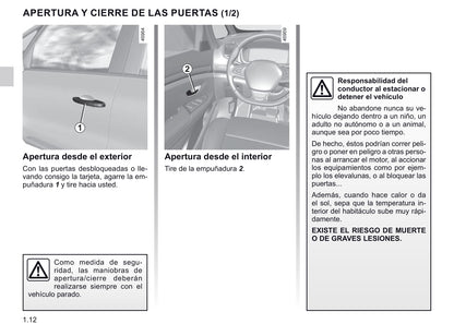 2019-2020 Renault Espace Gebruikershandleiding | Spaans