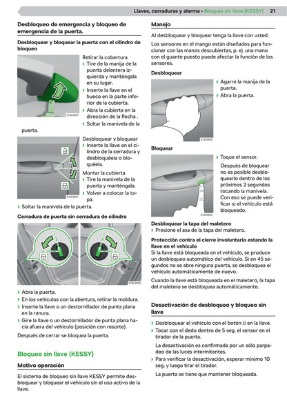 2019-2020 Skoda Kamiq Bedienungsanleitung | Spanisch