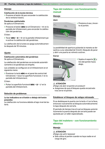 2019-2020 Skoda Kamiq Bedienungsanleitung | Spanisch