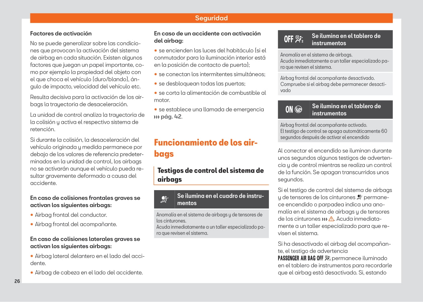 2021-2022 Seat Arona Owner's Manual | Spanish