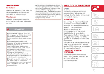 2016-2017 Abarth 500 Owner's Manual | Dutch